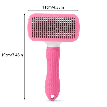 Pet Dog Brush Cat Comb Self Cleaning Pet Hair Remover Brush For Dogs Cats Grooming Tools Pets Dematting Comb Dogs Accessories
