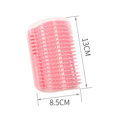 Massage Pet Cat Brush Corner Scrape Hair Removal Beauty Clean Corner Brush Removable Scratcher Comb for Kitten Cat